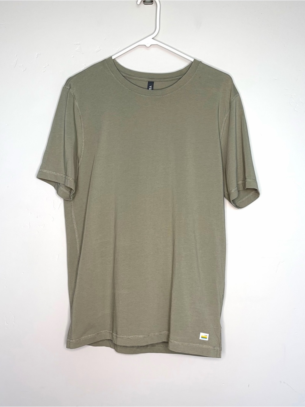 Vuori Tuvalu Men’s Tee T-Shirt Pima Cotton Crewneck Medium M Green